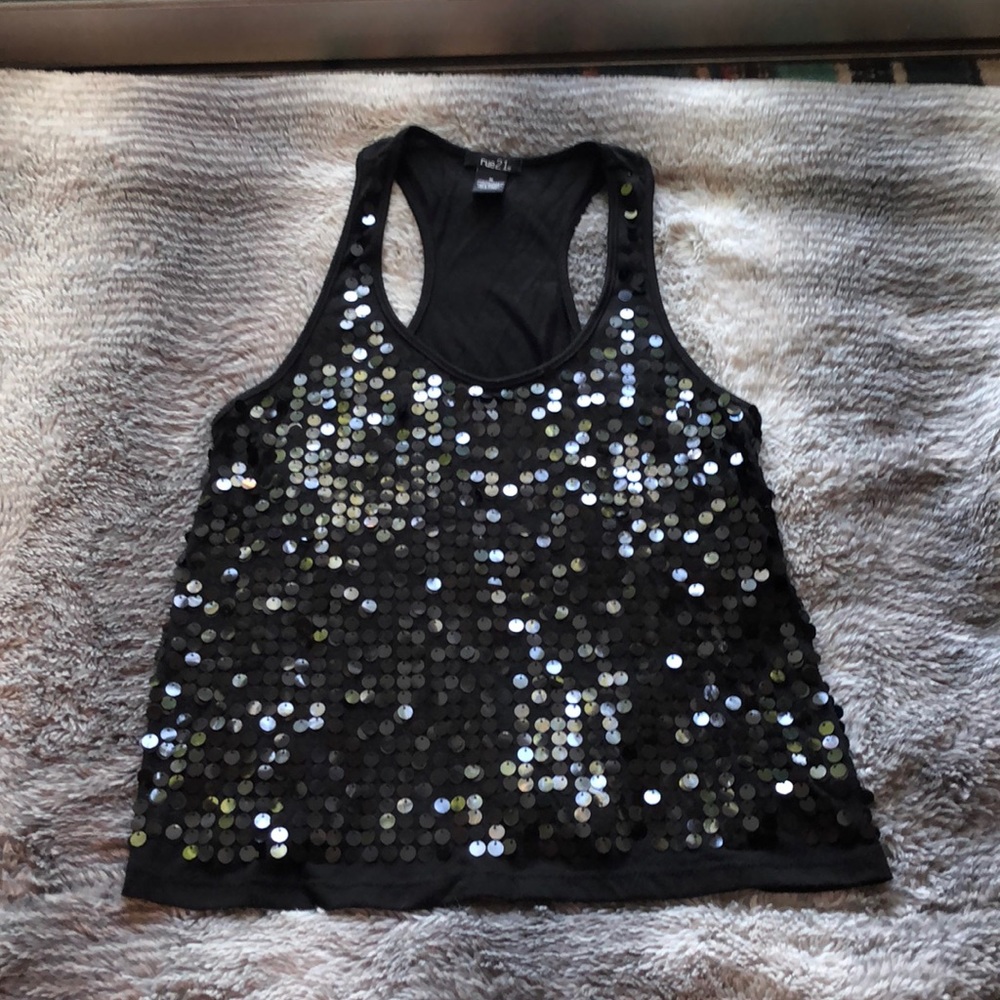 Rue 21 sequin tank top.